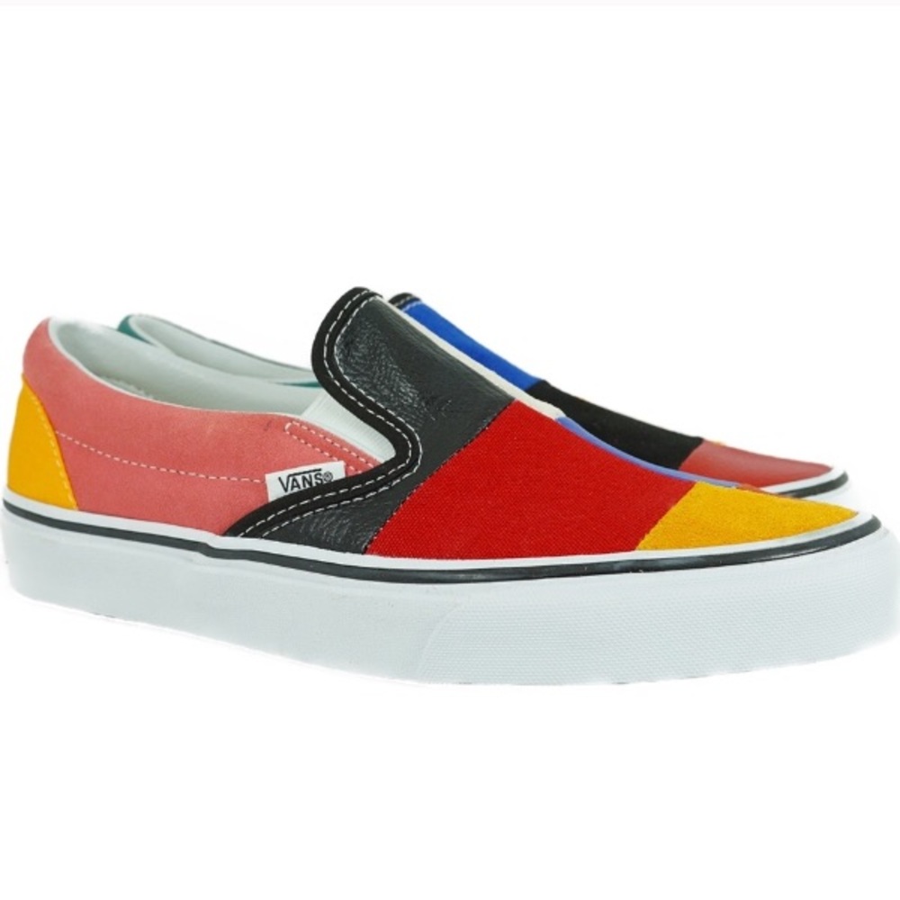 VANS classic slip-on patchwork color